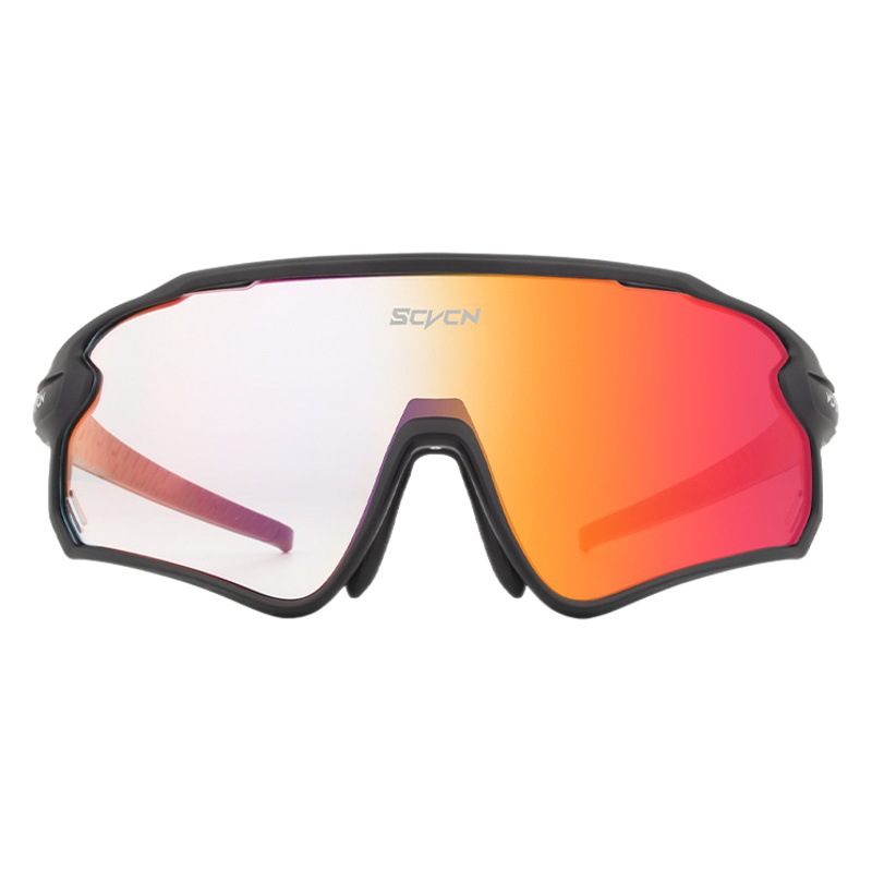 Lentes de Ciclismo Fotocromáticos de TR90 con Plaquetas Nasales Ajustables para Deportes al Aire Libre