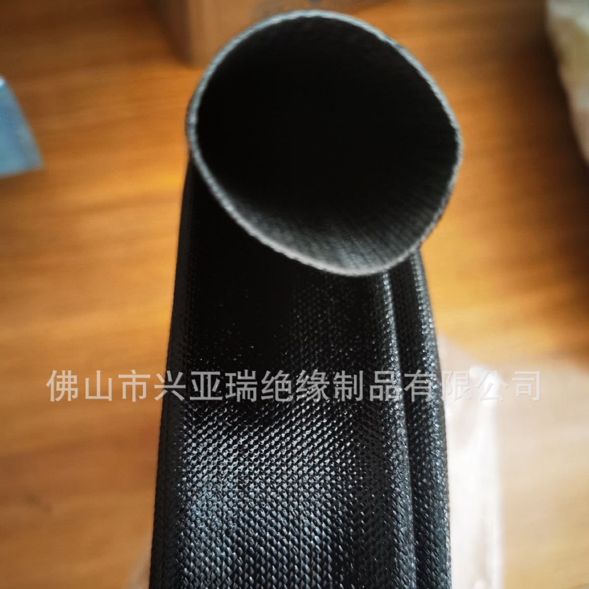 黑色1500V高电压4000V内纤外胶玻璃自熄硅管纤维通套管厂家