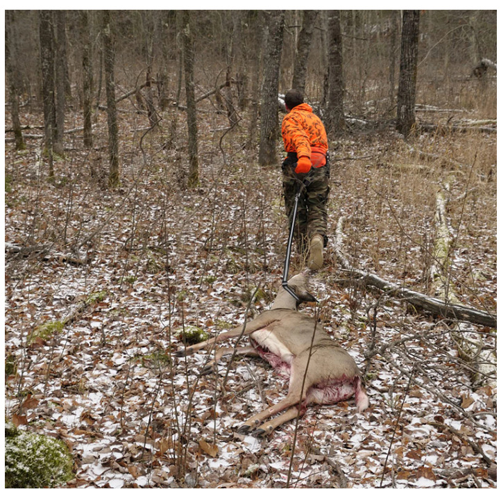 Transfronteriza al aire libre caza arrastre ciervos cuerda de camping equipo de carga cuerda de arrastre animal cinturón de cuerda de arrastre