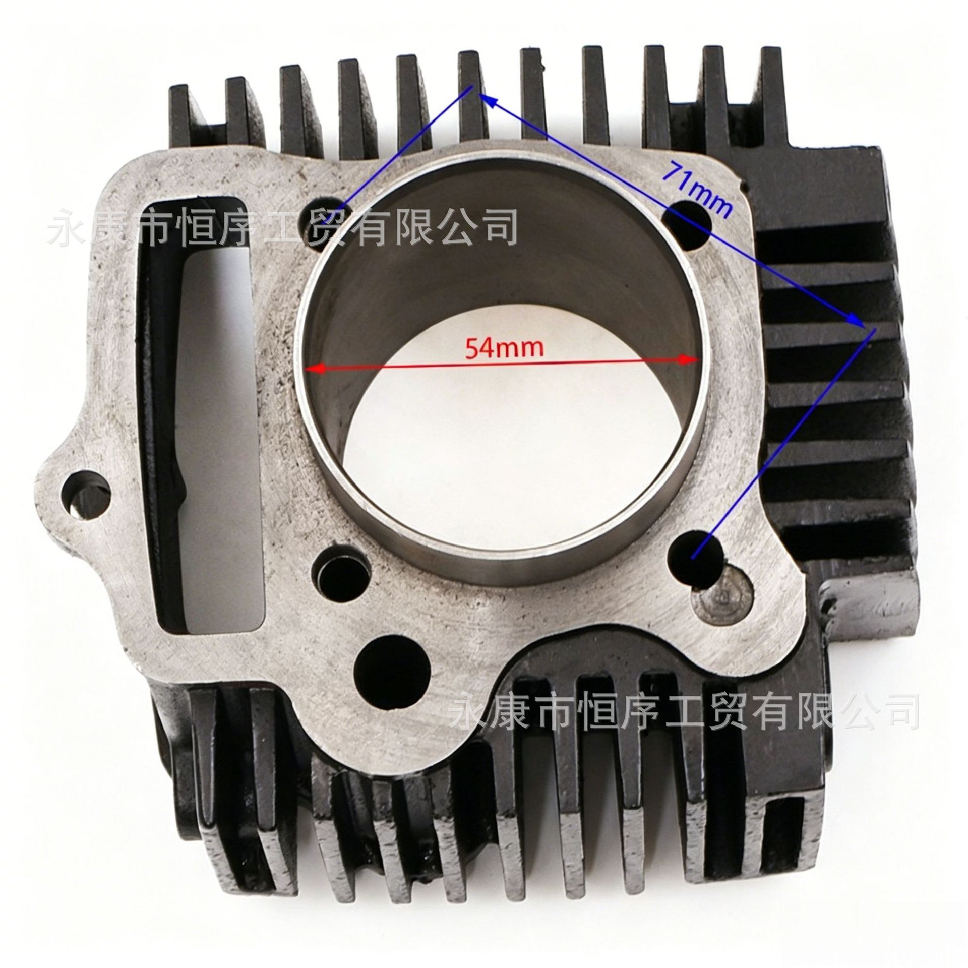 Atv Beach Bike Motorcycle Horizontal 125Cc Engine Parts Cylinder Block Piston Pin Gasket
