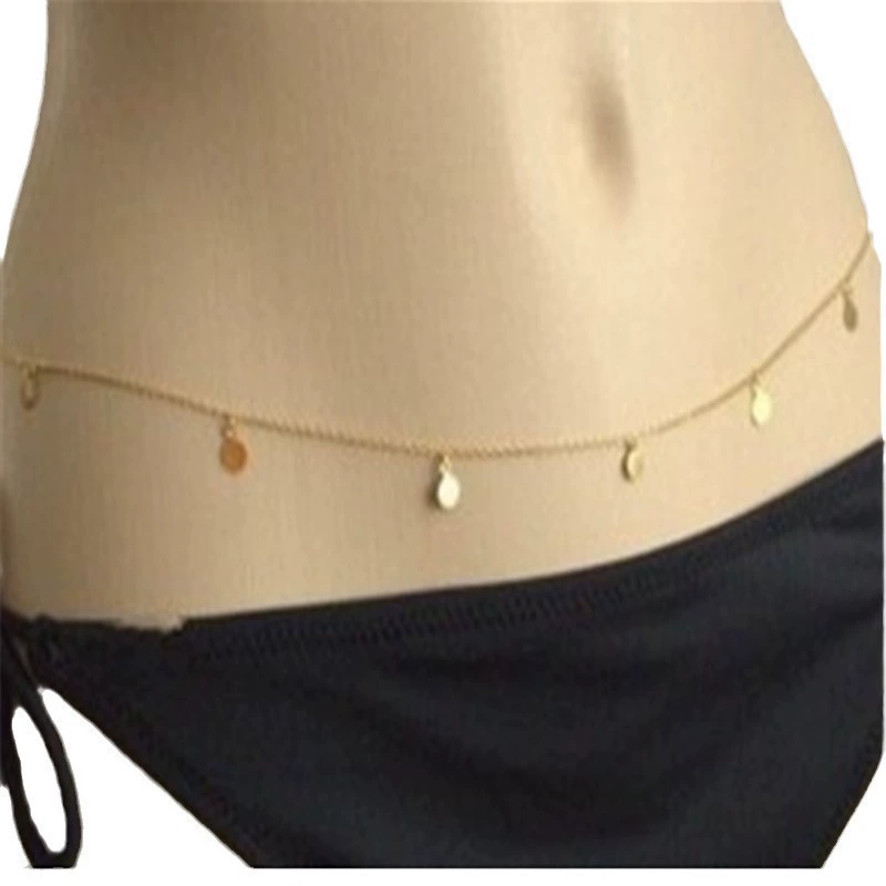 Амазонка Горячие пляжные украшения талии женские с бикини с блестками, подвески для тела цепи, пупочная цепь, оптовая продажа