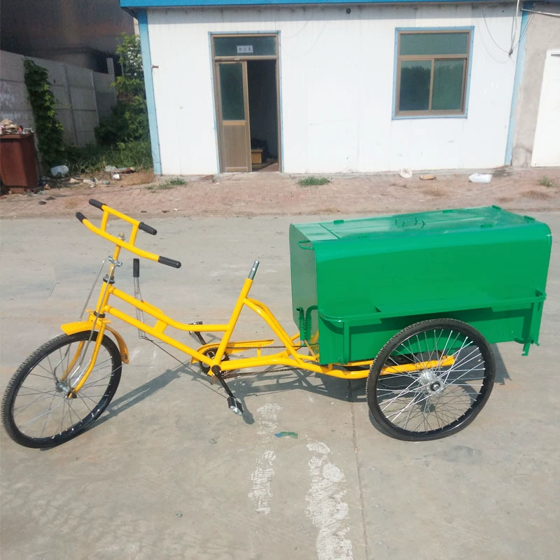 Steading sanitation garbage truck manufacturers dump three -wheeled compartment outdoor cleaning tricycle processing customization