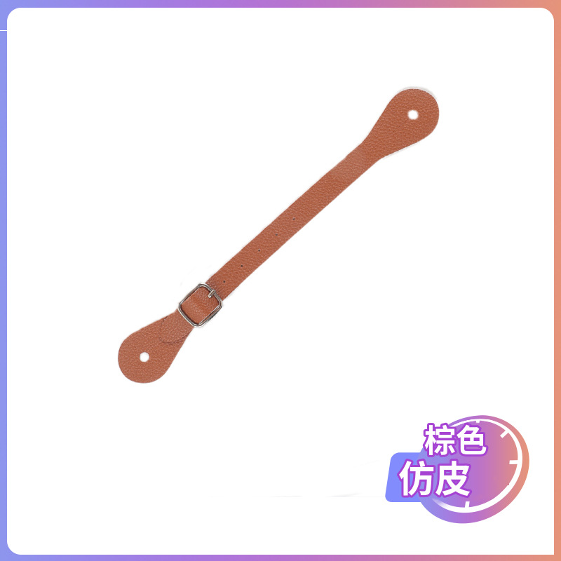 Cinturón de equitación ajustable Spurs cinturón ecuestre al aire libre equipo de caballero montar cuero Spurs tira de cuero al por mayor