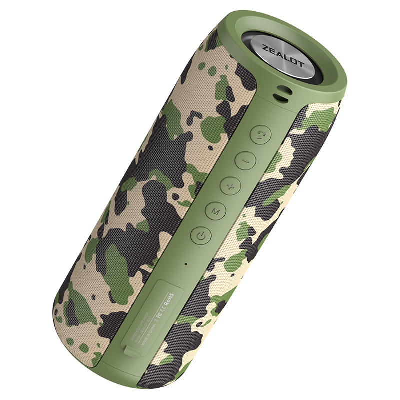 ZEALOT S51 fanático nuevo altavoz Bluetooth al aire libre tela impermeable subwoofer inalámbrico de audio portátil