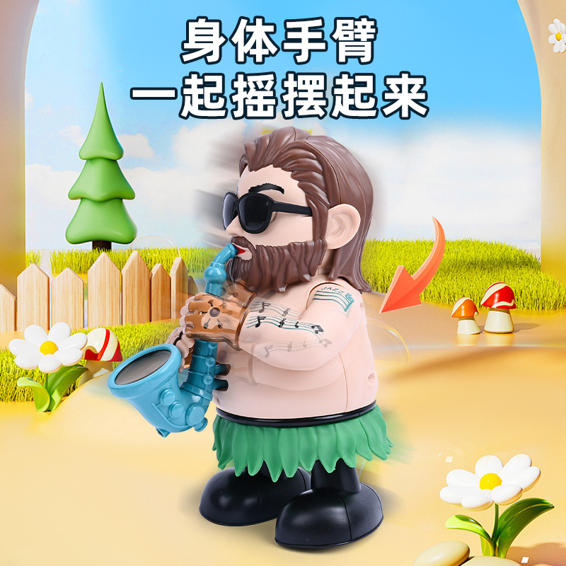 Nueva luz colorida bailando tío música bailando luz izquierda y derecha columpio caminando niños y niñas bailando Juguetes