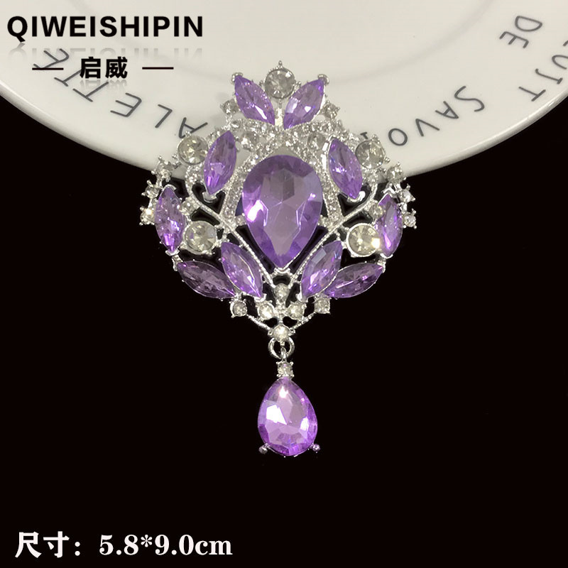 Qiwai 新しいクリエイティブ diy ダイヤモンドパールフラワー太陽神花宝石ペンダント蝶ネクタイアクセサリー合金アクセサリー|undefined