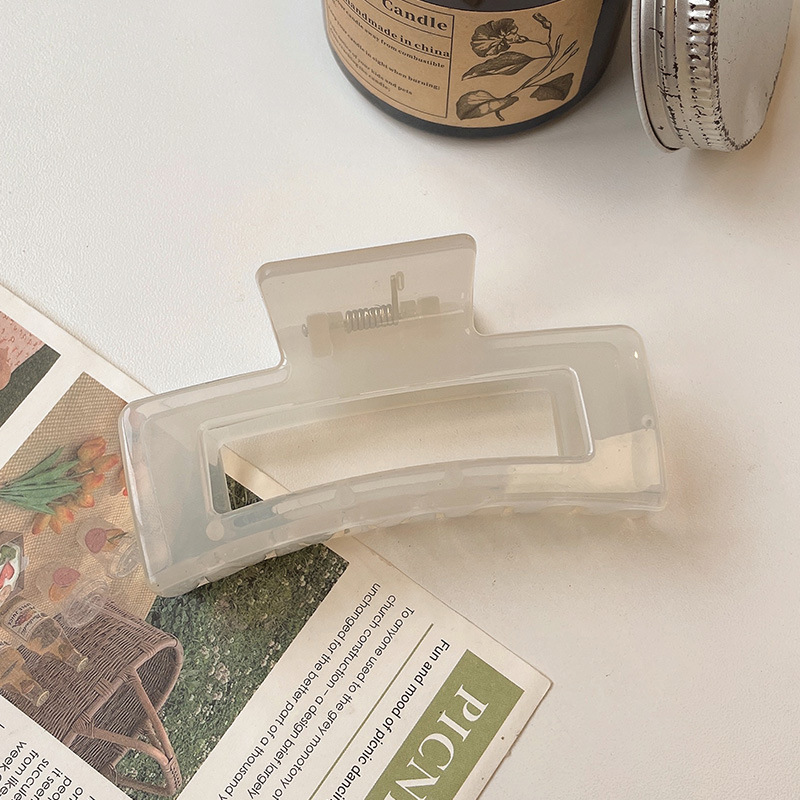 13cm Volumen de pelo clip de tiburón grande clip de pelo cuadrado de nuevo cabeza clip de pelo tocado updo clip de pelo chica