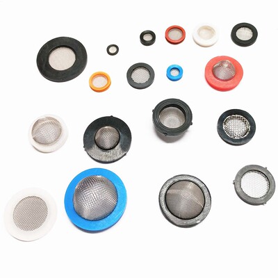 DN15 silica gel Hemming filter screen Spot 4 rubber Shower shim 40 Eye nozzle anti slip