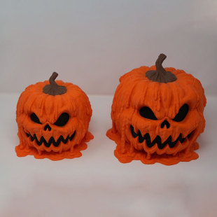 Cross-border Halloween resin wax pumpkin ornaments creative home desktop storage small ornaments resin decorations
