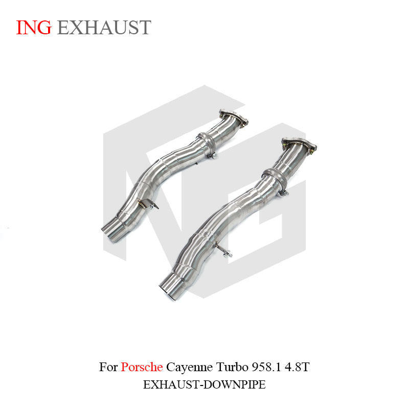 Suitable for Porsche Cayenne Turbo 958.1 4.8T car performance parts exhaust resonator pipe front pipe