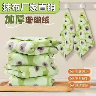 印花抹布加厚吸水洗碗巾不掉毛百洁布碎花洗碗布易清洗厨房专用厂