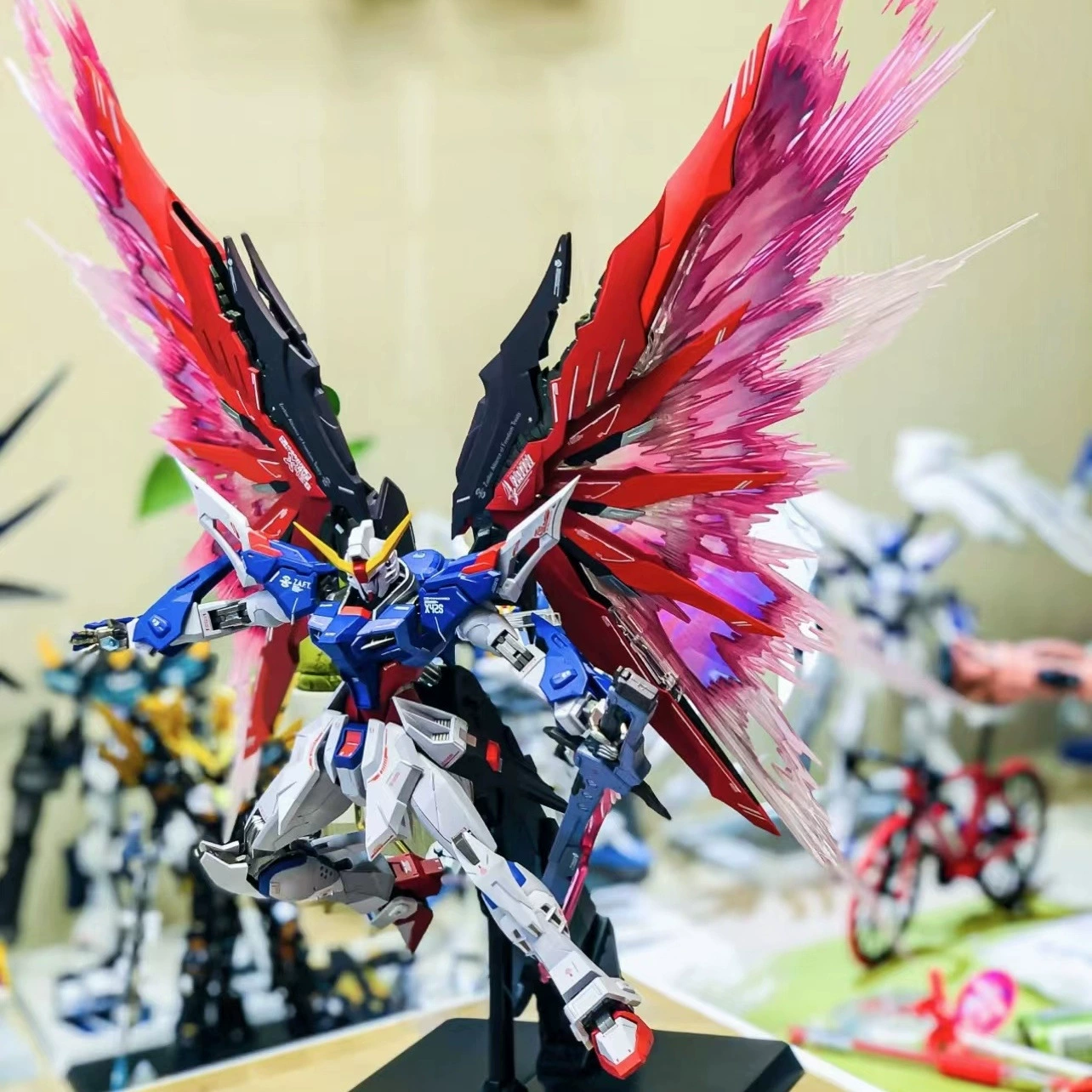 Gao|Da модель собранный HG красный ересь атаки свободный MG Гандом большой класса орнамент меха робот