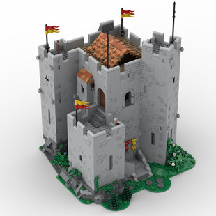 Строительный блок трансграничный Moc-133150 Norman Castle 10305 заменяет 3297 деталей