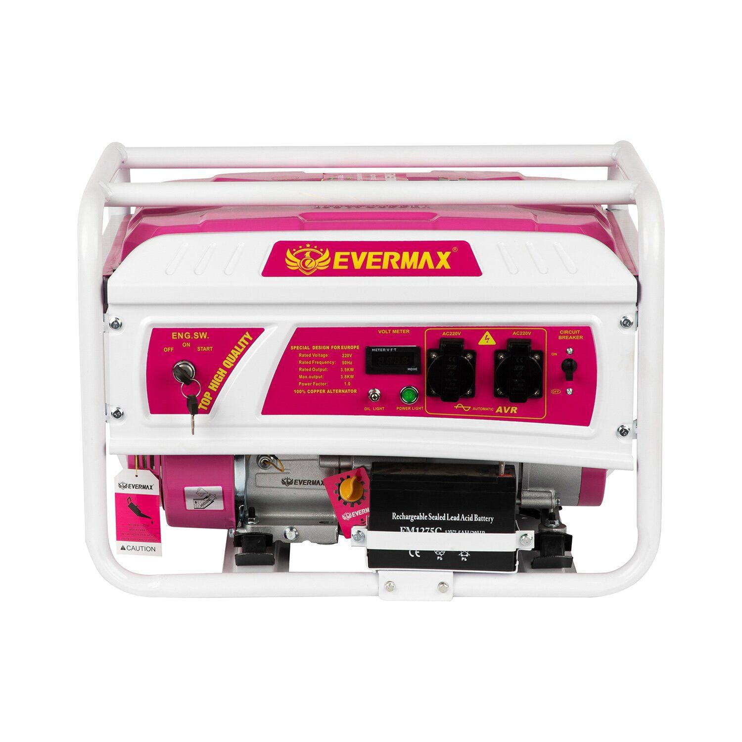 汽油发电机2000W 3000W 户外电启动小型便携式手提