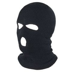 Manufacturer winter warm woolen hood hat motorcycle battery car riding knitted three-hole hood mask