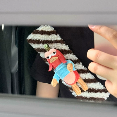 Plush Doll Seatbelt Decoration Anti-Strangle Seat belt shoulder pad