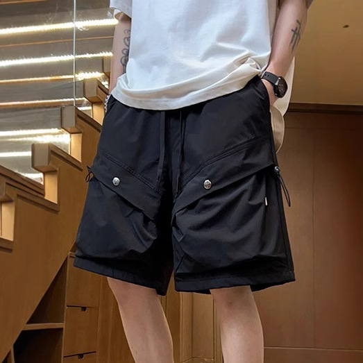 Cross-Border Work Shorts Men's Summer Trendy High Street Large Pocket American Sports High-End Pants Casual Mid-Length Shorts
