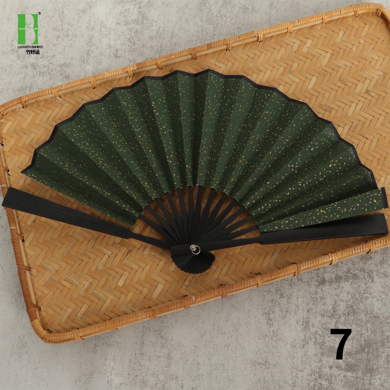 Estilo nacional de bambú Xuan papel ventilador en blanco pintura plegable ventilador para estudiantes danza ventilador muñeca ventilador han Ropa Accesorios ventilador estilo antiguo estilo