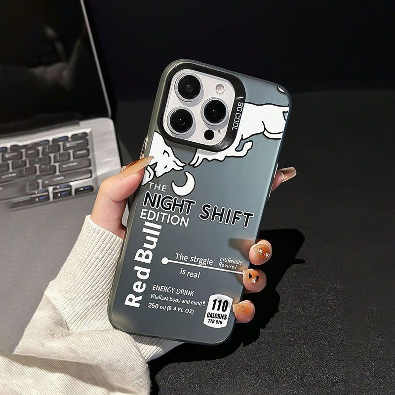 Popular English Iphone17Pro Mobile Phone Case 16/15 Color Silver Case 14 Apple 12 Anti-Fall 11Xsmax Soft 13