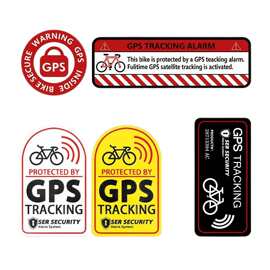 自行车防盗贴GPS追踪贴，汽车贴，警示安全贴跨境外贸