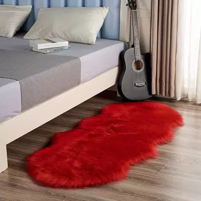 Ins Style Cute Room, Car Carpet - chinese-red-18060cm-round-at-both-ends