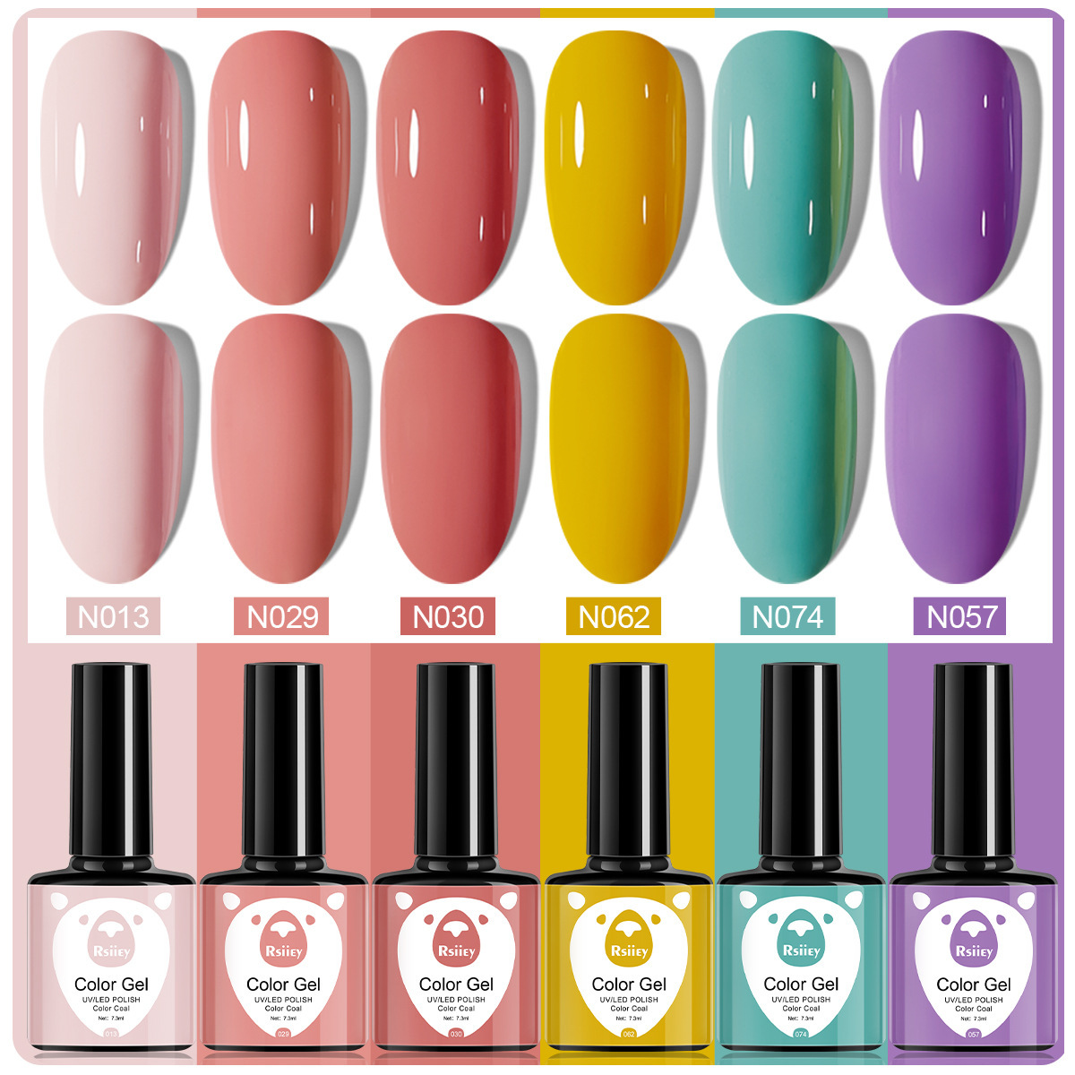 6 colores esmalte de uñas pegamento fototerapia embotellada color popular pintado brillante ojo de gato pegamento UV fototerapia pegamento esmalte de uñas traje de pegamento