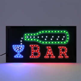 LED招牌LEDBARSIGNBOARD酒吧发光写真灯牌氛围灯电子悬挂灯箱门头