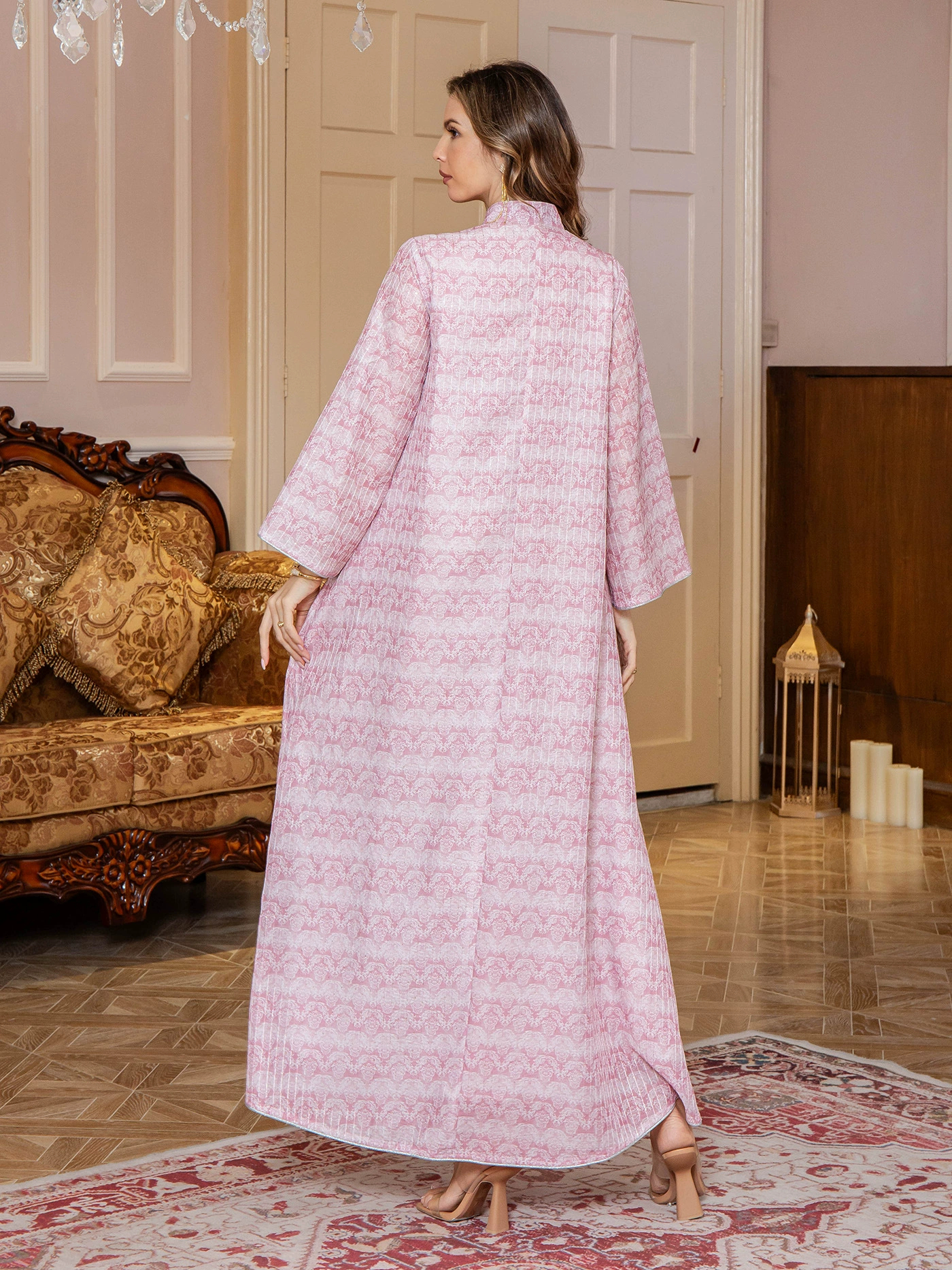 Новый мусульманский платок-robe, ближний Восток, одежда джалабия, длинное платье с длинными рукавами