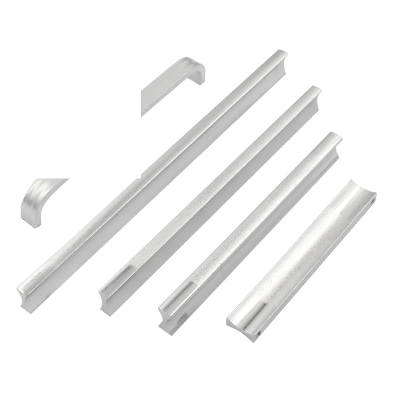 Espacio directo de fábrica aleación de aluminio 1316-palabra muebles manejar simple todo partido cajón armario puerta manija