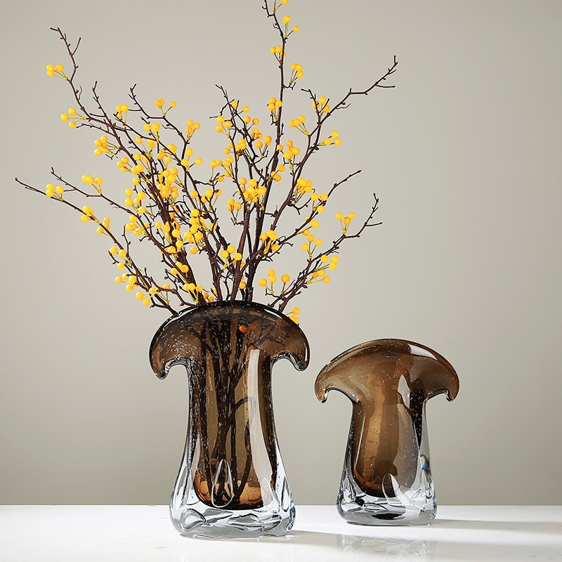 Coffee glazed art bottle ornaments can be hydroponic modern light…