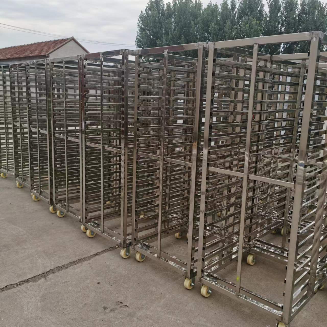 供应蒸车  蒸房专用蒸馒头 蒸米饭蒸车 不锈钢架子车 周转车