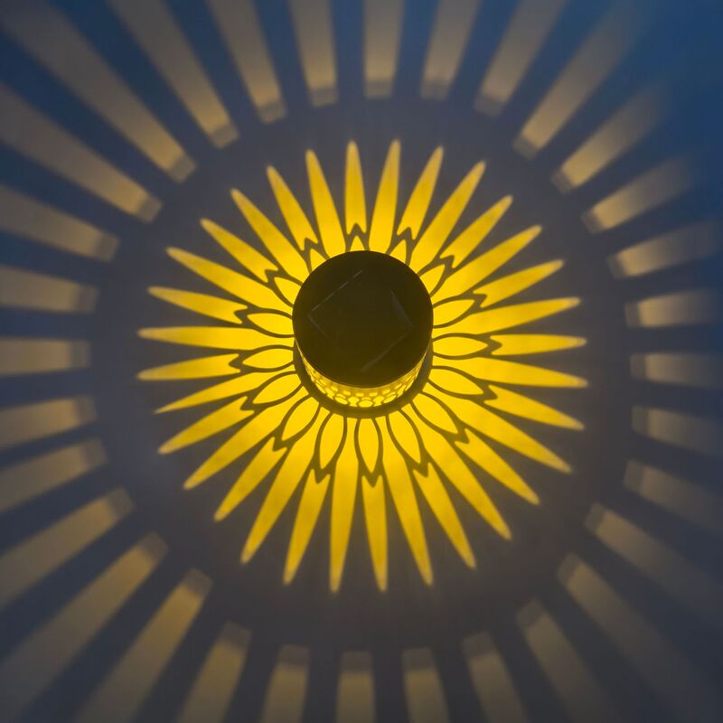 Cross-Border Amazon Solar Mandala Sunflower Sunflower Wall Lamp Garden Decoration Landscape Wall Lamp Cross-Border Amazon Solar Mandala Sunflower Sunflower Wall Lamp Garden Decoration Landscape Wall Lamp