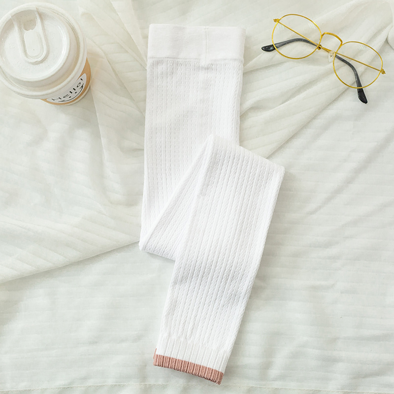 Calcetines para niños primavera y otoño pantimedias para bebés Estilo coreano color a juego polainas para niños pantimedias para niñas entrega de una pieza