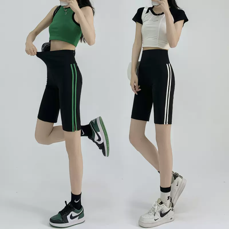 五分鲨鱼裤女外穿夏季薄款高腰收腹提臀瑜伽短袖打底短裤显腿长