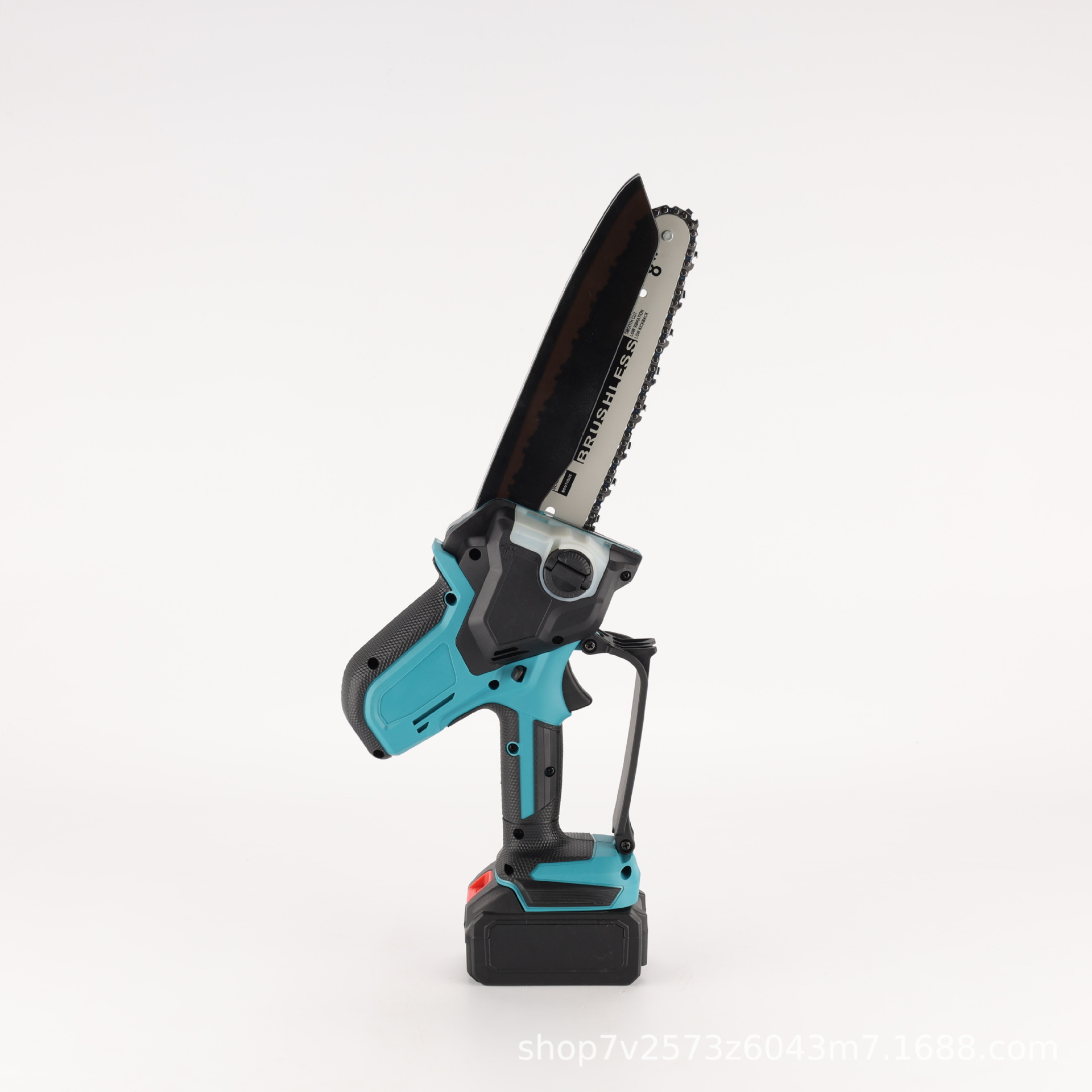 Sierra de cadena eléctrica sin escobillas de alta velocidad inalámbrica de mano multifuncional de 8 pulgadas transfronteriza