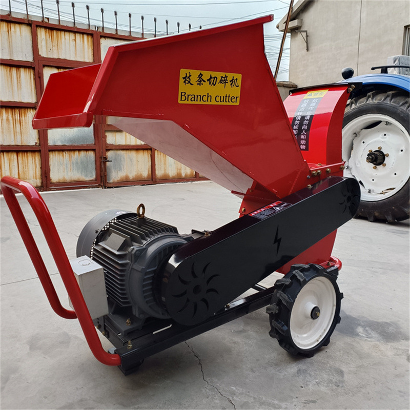 大口径树枝粉碎机 园林新型碎枝机 树杈粉碎还田机 木头打碎机