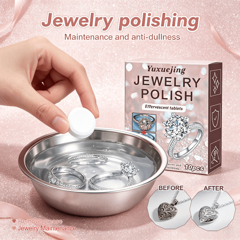 Limpiador de joyería Restaurar el brillo de oro Diamantes de plata de bronce Joyería es anillo sucio Solución de plata