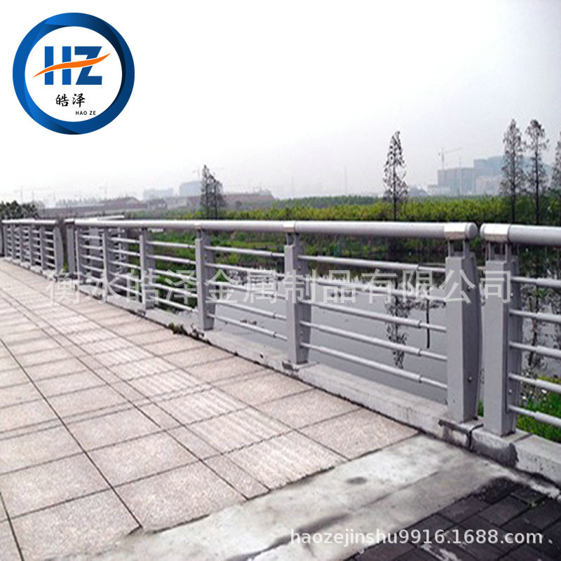 景观隔离栏 公园湖边景观隔离栏 复合管立柱隔撞景观隔离栏