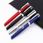 金属商务中性笔黑色签字笔批发文具办公用品 金属笔