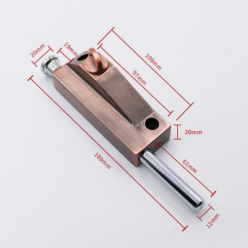 Cerradura de puerta giratoria cerradura de tierra puerta enmarcada abierta-montado cerradura de enchufe de tierra cerradura de resorte cerradura de piso de aleación de aluminio cerradura de puerta de madera
