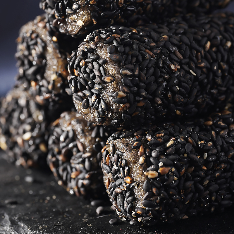 【買30送60包】五黑芝麻棒代餐健康飽腹粗糧零食五穀雜糧黑芝麻棒