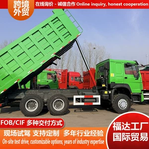 Directly from the manufacturer: Howo dump truck for construction, mountain quarry material transport, and heavy-duty construction site tipping truck