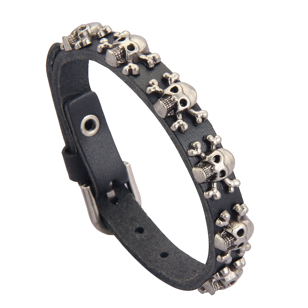 Аксессуар, металлический кожаный браслет для любимого, Aliexpress