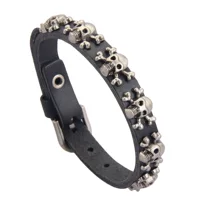 Аксессуар, металлический кожаный браслет для любимого, Aliexpress