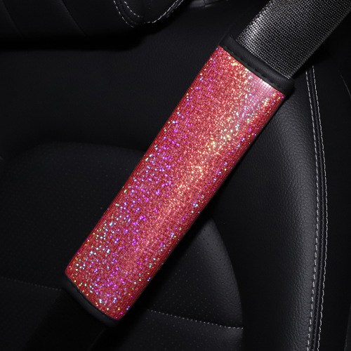 Seven-Color Starry Sky Gold Leather Car Seat Belt Shoulder Guard Protective Cover Cross-Border Trade AliExpress Amazon