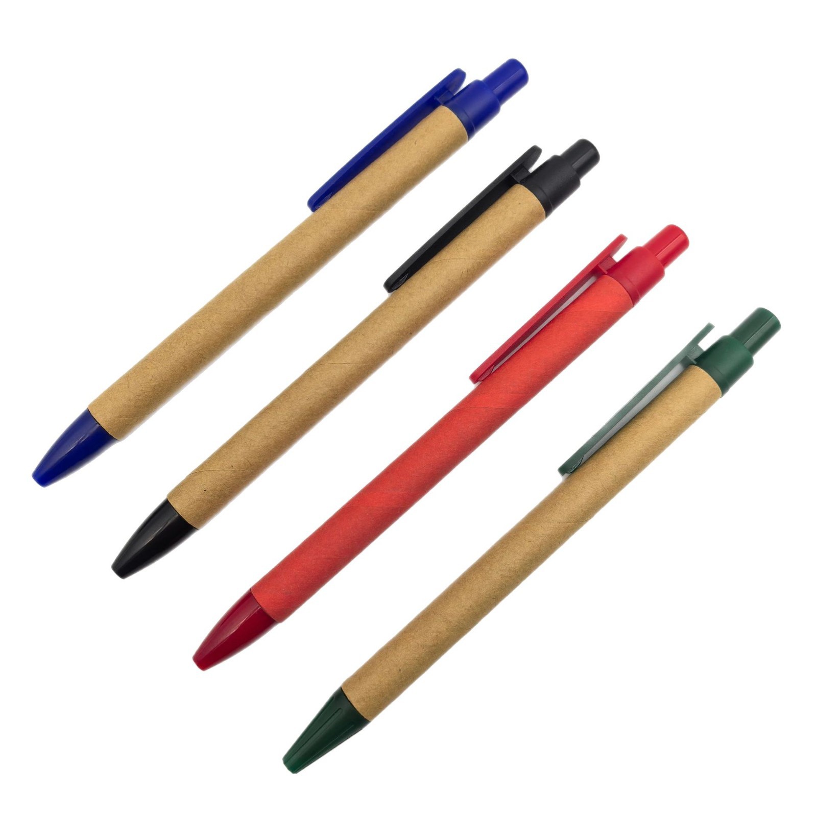 Papel kraft al por mayor bolígrafo de tubo de papel movido bolígrafo de diseño de pinza en forma de sauce bolígrafo de regalo publicitario bolígrafo oval bolígrafo de papel al por mayor