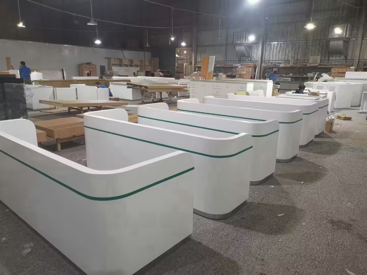 大理石咨询台   酒店时尚美容院仿大理石接待桌  迎宾办公室商用