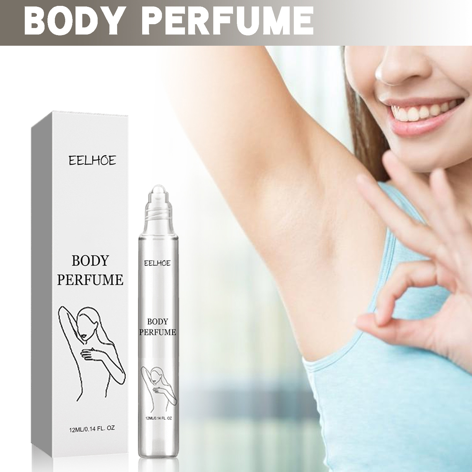 EELHOE Körperparfüm, natürlich erfrischend, langanhaltender leichter Duft, tragbarer Duft, verdünnender Achselgeruch, Dating-Parfüm_voghion.com
