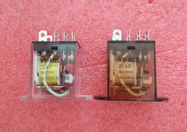 星利继电器VE-R02 2Ca3 10A AC220V 8脚