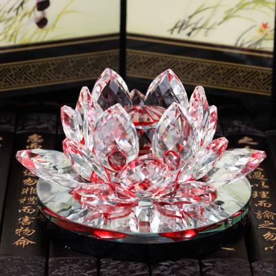 網紅汽車擺件香水座車載水晶蓮花男女中控台車內飾品擺飾車上禮品